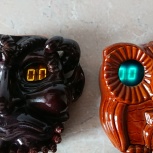 Часы электронные цифровые Сова и Мефистофель, Санкт-Петербург